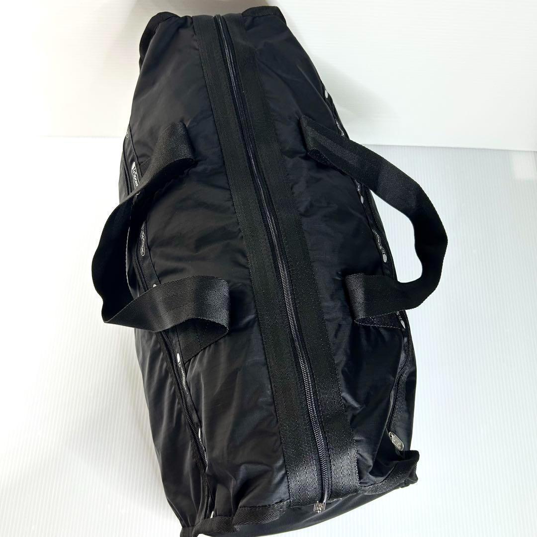 新品☆レスポートサック ボストンバッグ ショルダー ブラック シンプル 無地