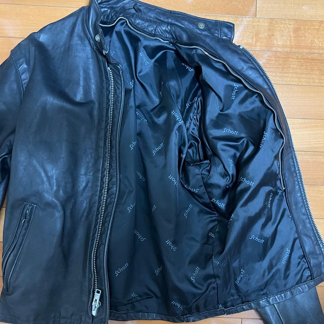 Schott シングルライダースジャケット