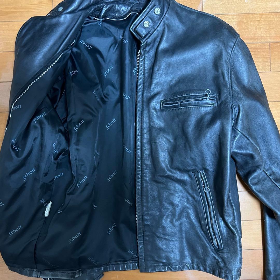 Schott シングルライダースジャケット