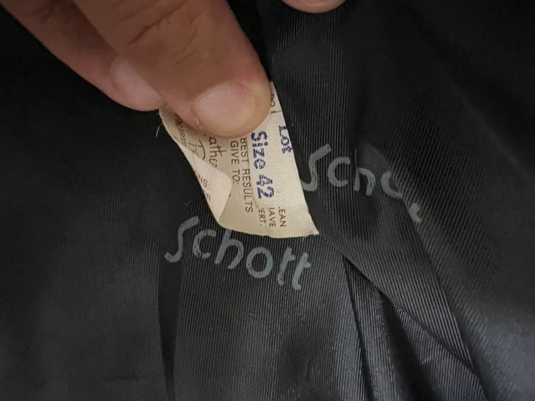 Schott シングルライダースジャケット