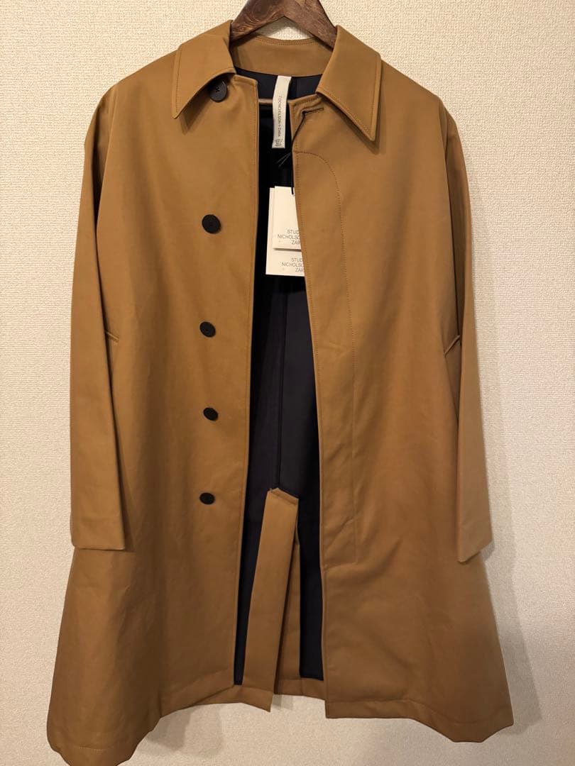 オーバーサイズコットントレンチコート×STUDIO NICHOLSON(S-M)