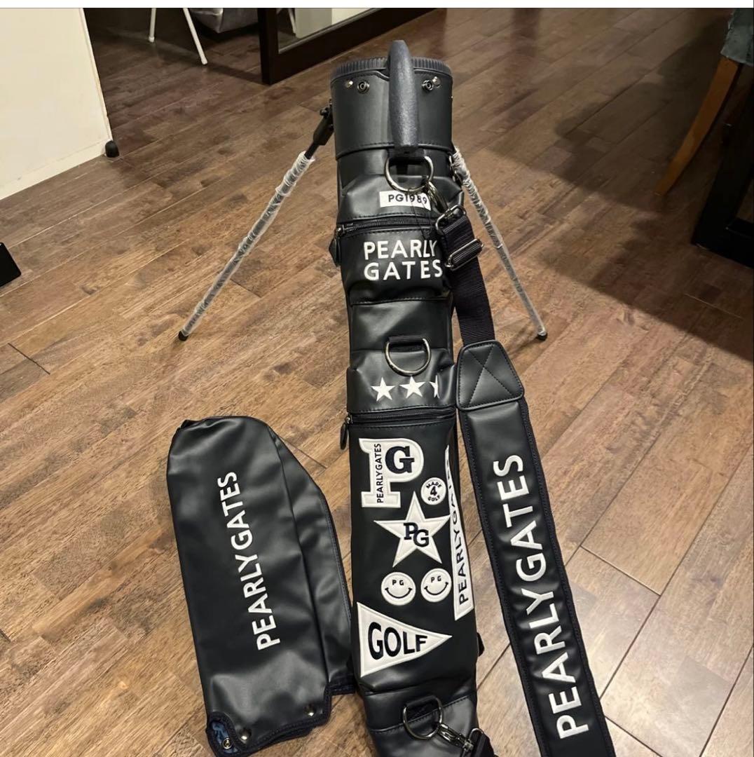 PEARLY GATES スタンドバッグ 89 ブラック