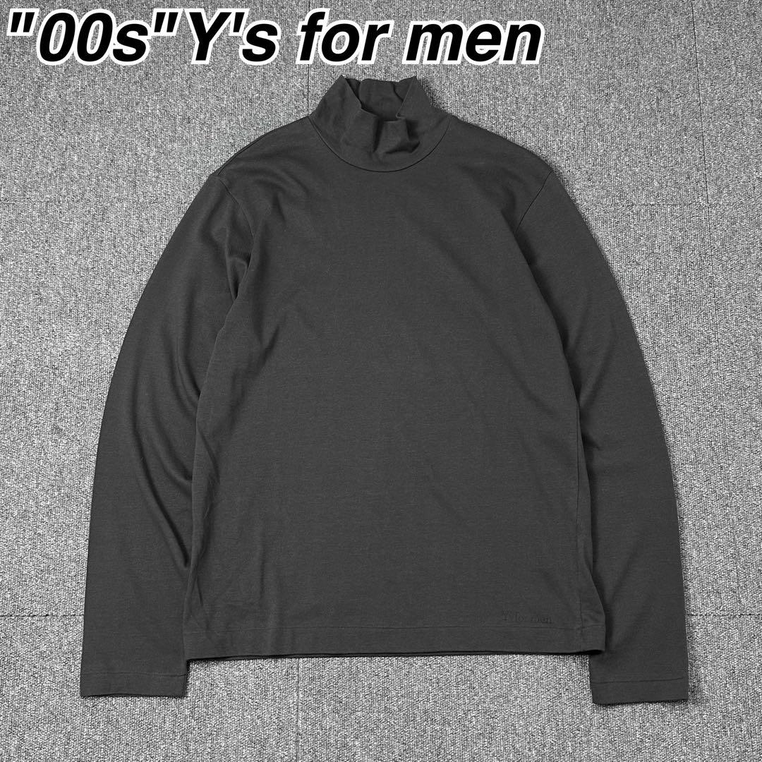 00s Y's for men ハイネック カットソー ロンT ヨウジヤマモト