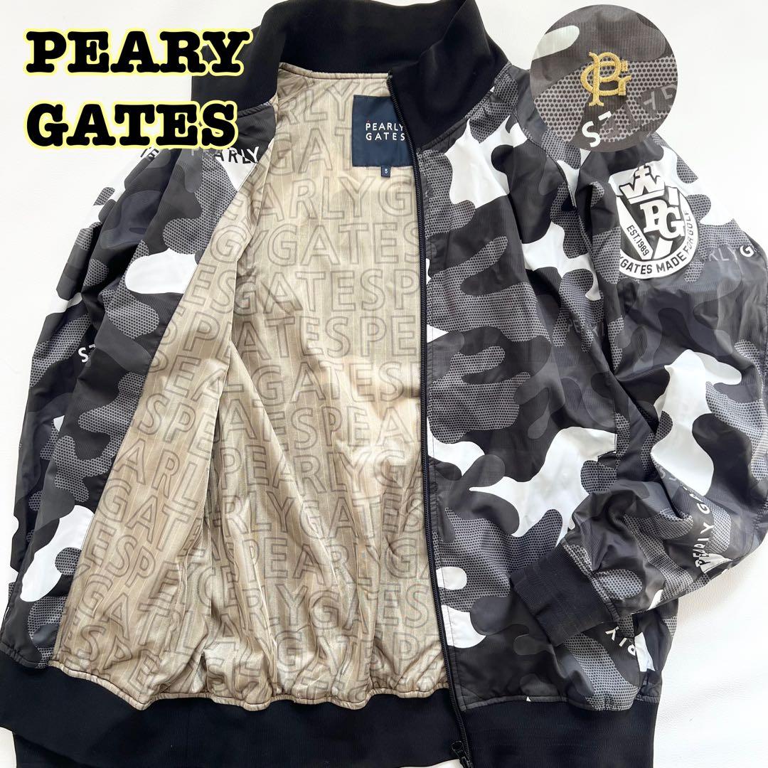 【美品✨カモフラ】パーリーゲイツ スニードジャック ブルゾン 蓄熱 L相当 総柄