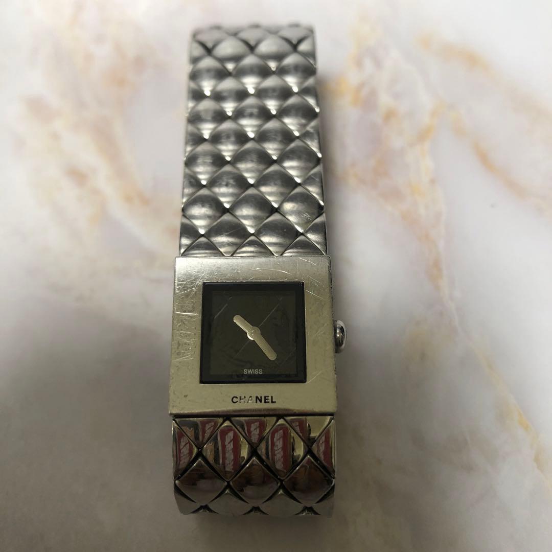 CHANEL マトラッセ　腕時計　シルバー　（ジャンク）