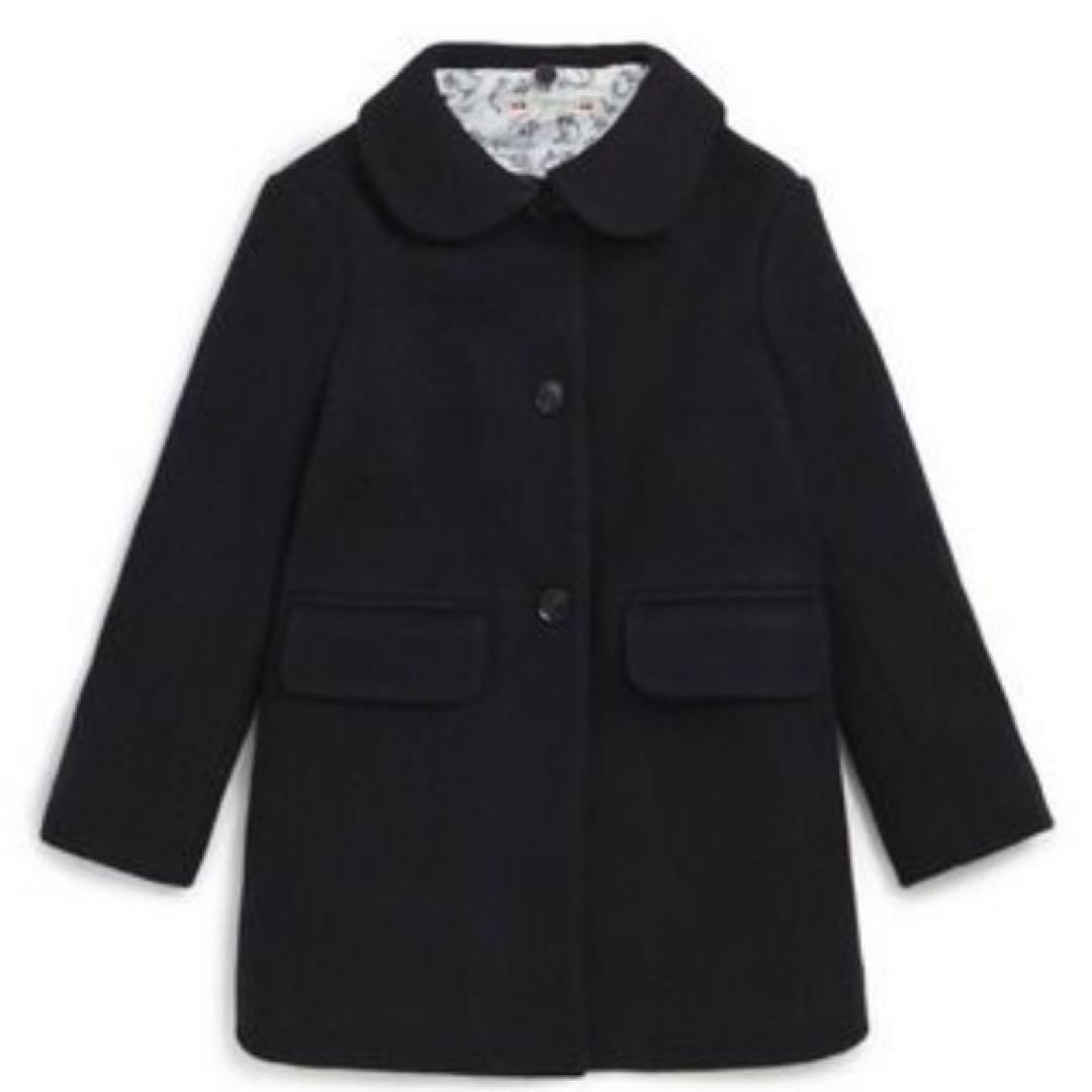 ボンポワン　2018aw ネイビーウールコート6A