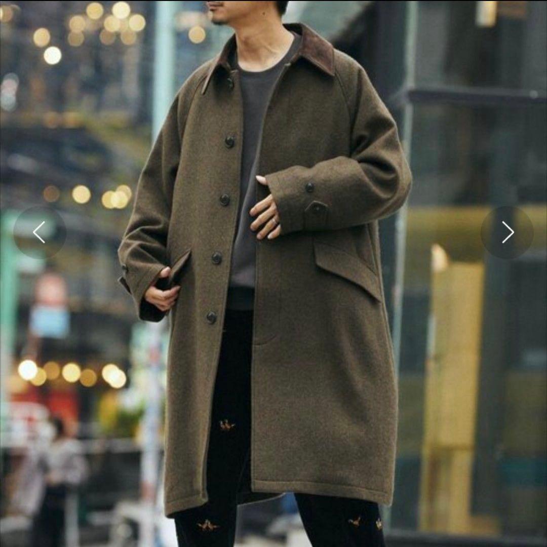 ジャーナルスタンダード レリューム バルマカーンコート カーキ コーデュロイ L