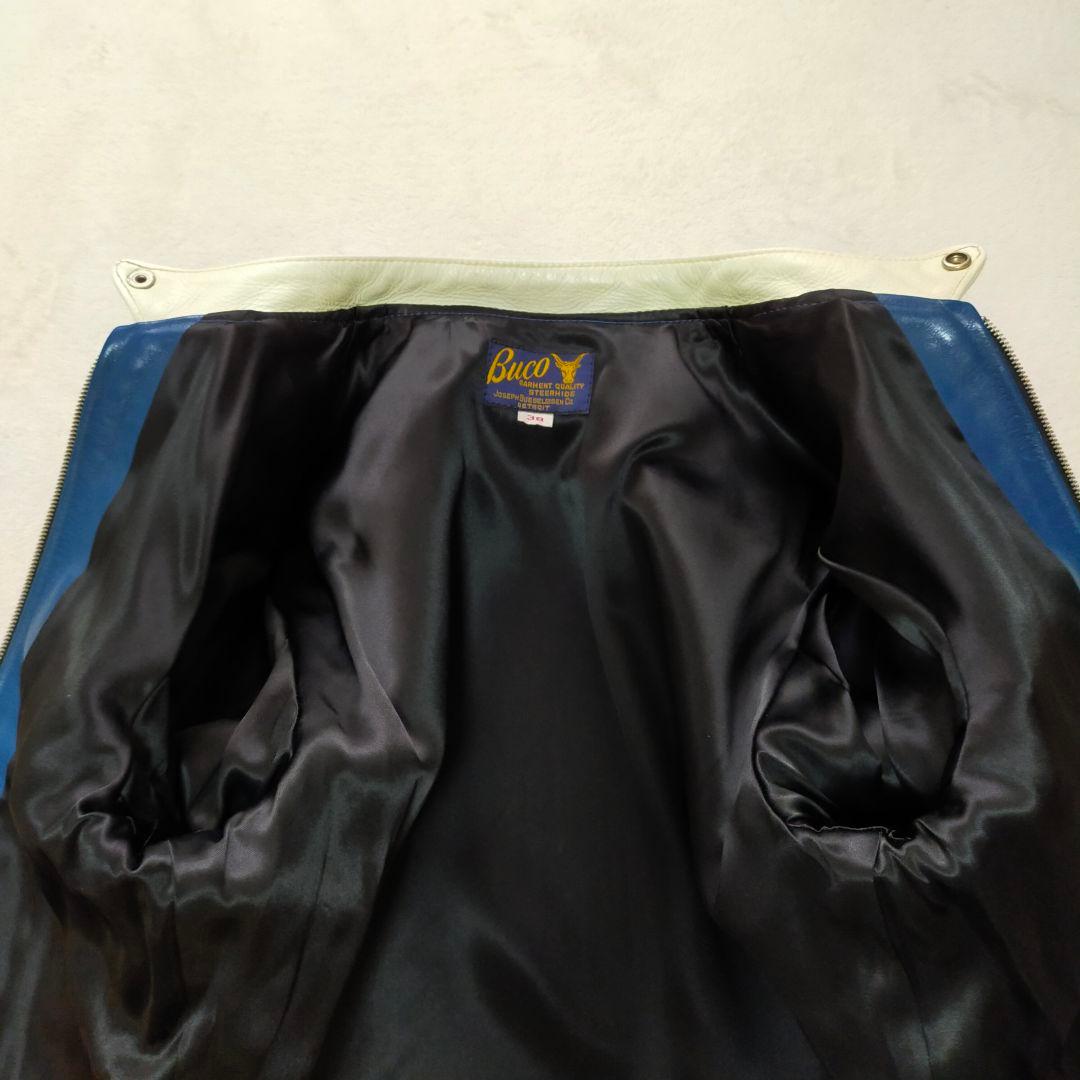 BUCO　THE REAL McCOY'S　38　シングルライダースジャケット