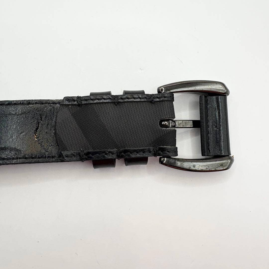 Burberry ベルト ノバチェック ブラック メンズ