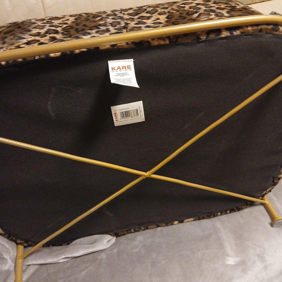 KARE DESIGN　カレ　ディーバレオ　ドッグ　キャットベッド　レオパード柄