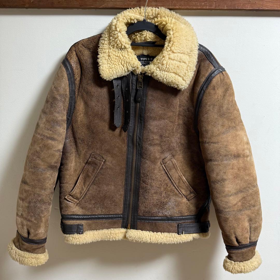Schott B-3 フライトジャケット ムートンジャケット　サイズ40