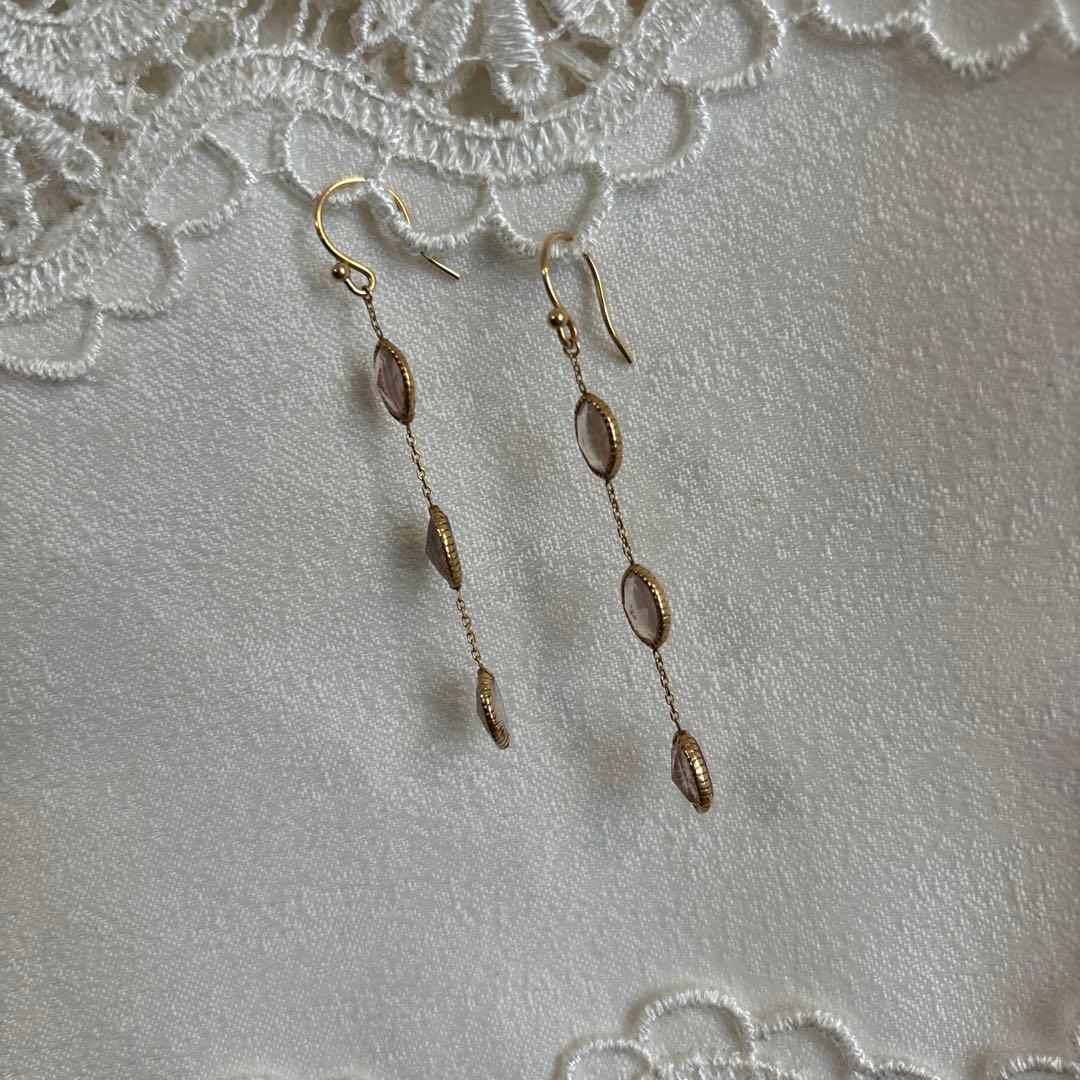 agete アガット　ドリーミードリーミー　ピアス　k10