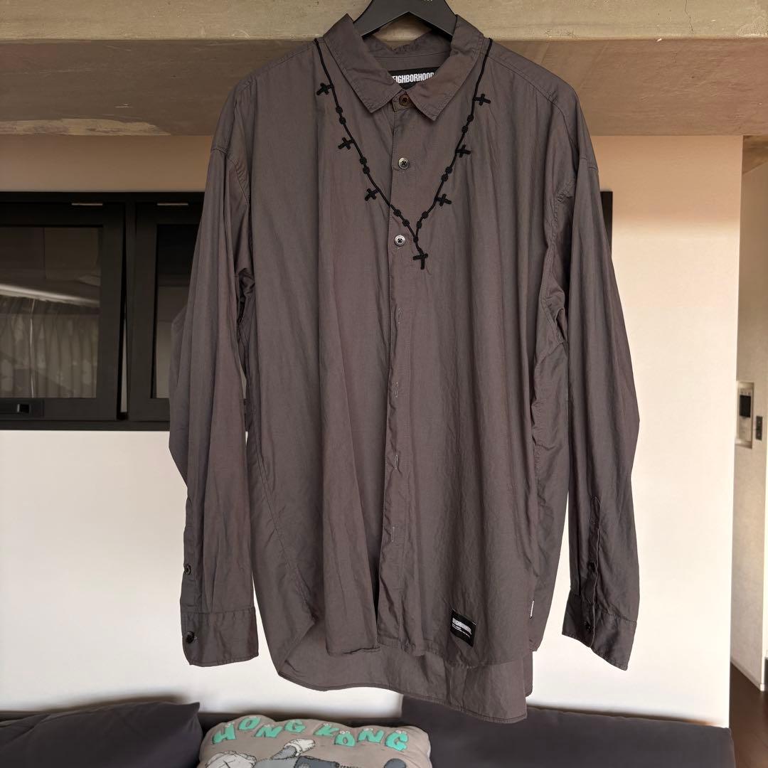 ザ*ザ様 NEIGHBORHOOD CROSS EMBROIDERY SHIRT