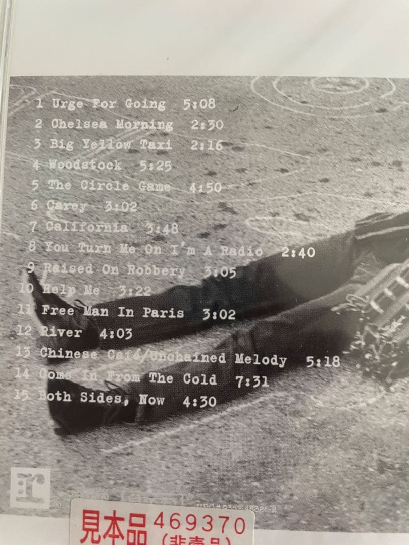 Joni mitchell ジョニ•ミッチェル•ベスト①②/未開封、日本盤