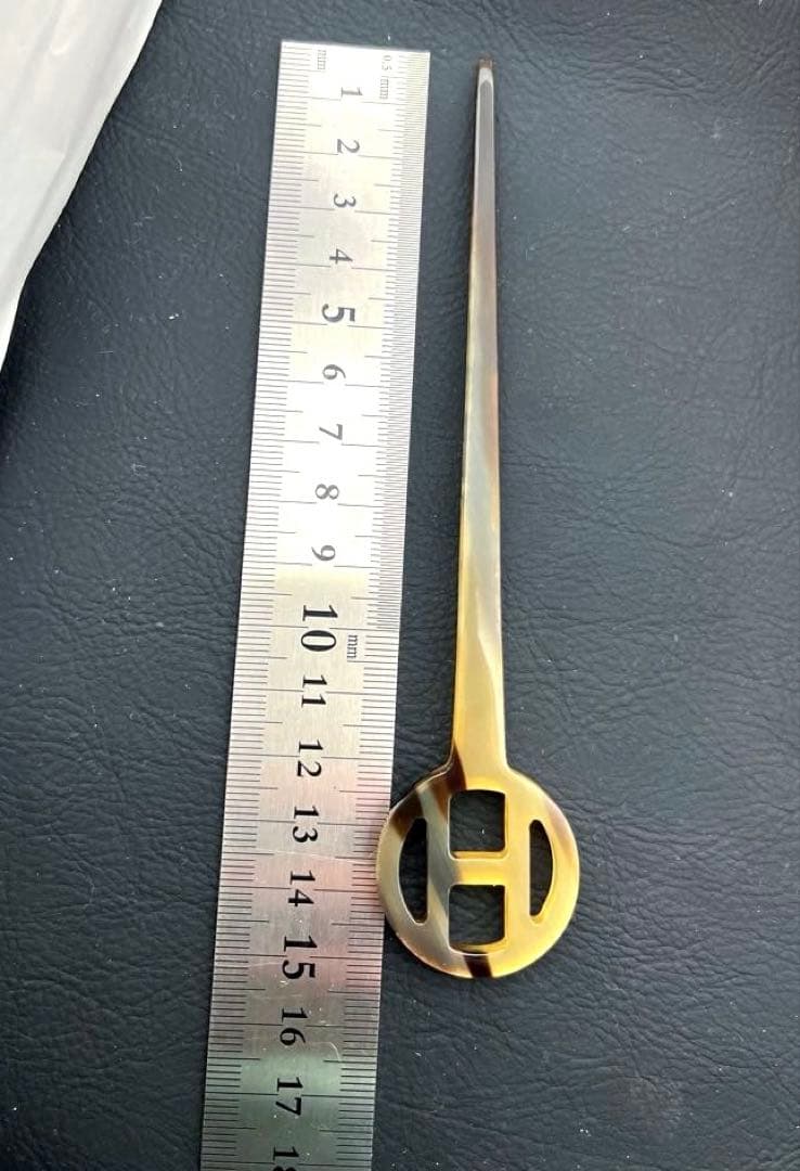 HERMES 簪　カンザシ　バッファローフォーン　未使用保管品