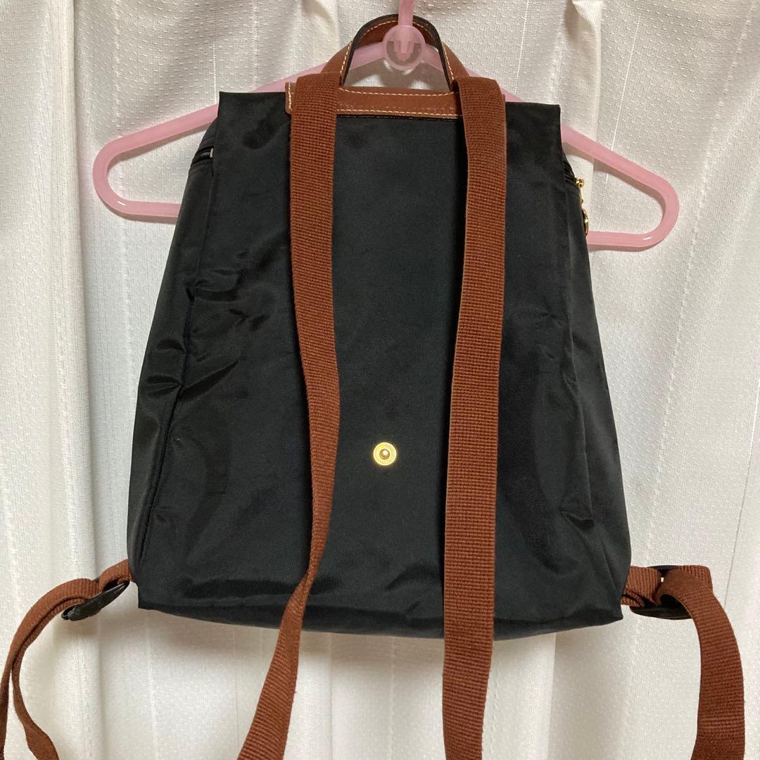 未使用に近い極美品 希少　LONGCHAMP ロンシャン リュック　ブラック