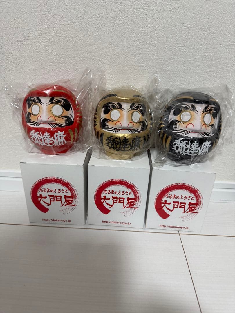 舐達磨 ダルマ APHRODITEGANG 3点セット 赤 金 黒 即完売品