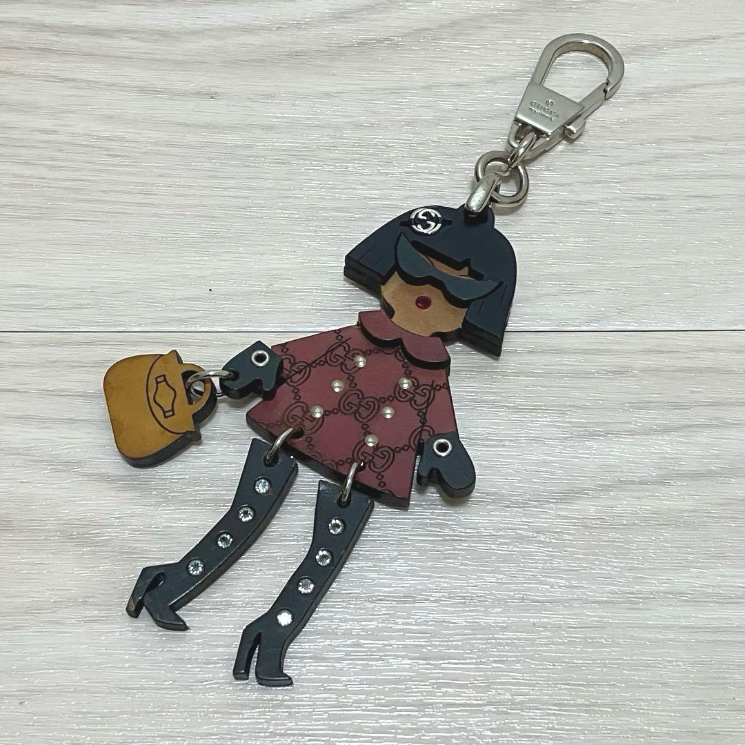 GUCCI マドモアゼル マドモワゼル チャーム ウッド チャーム キーホルダー
