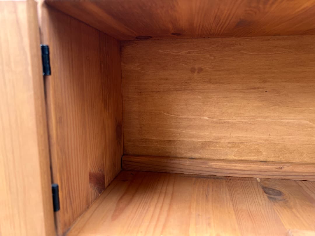 ⭐️【希少】ビンテージの古いカントリー家具：小物収納ケース