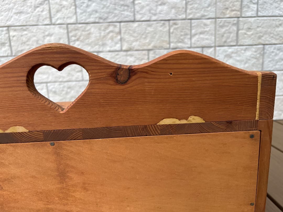 ⭐️【希少】ビンテージの古いカントリー家具：小物収納ケース