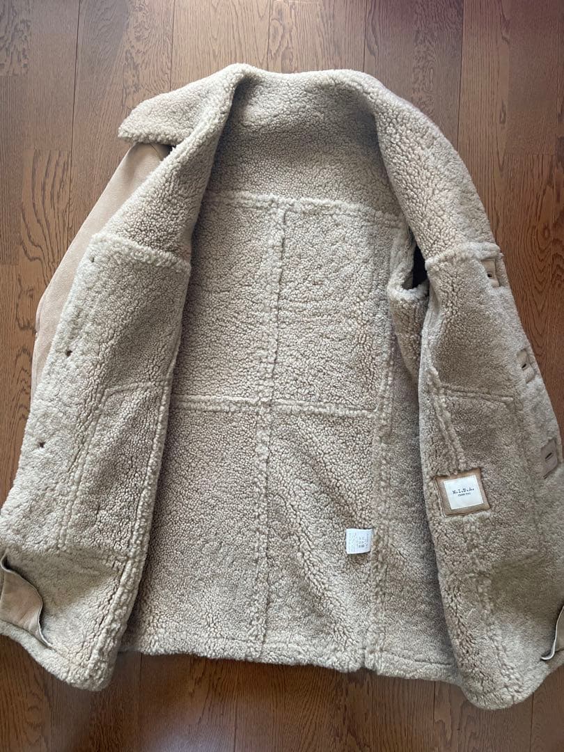M.l.D.A ミダ ムートンランチコート 完売品 レザージャケット