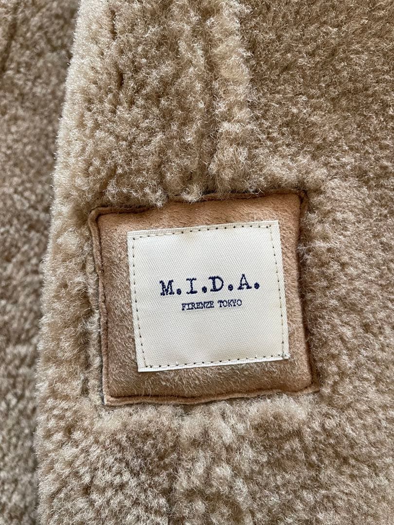 M.l.D.A ミダ ムートンランチコート 完売品 レザージャケット