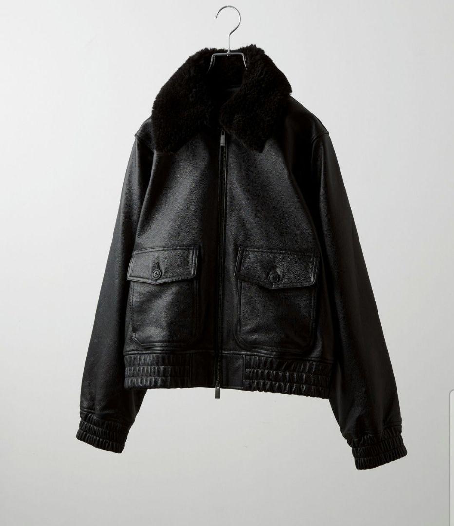 【CLEL】 牛革/カウレザー G-1ブルゾン