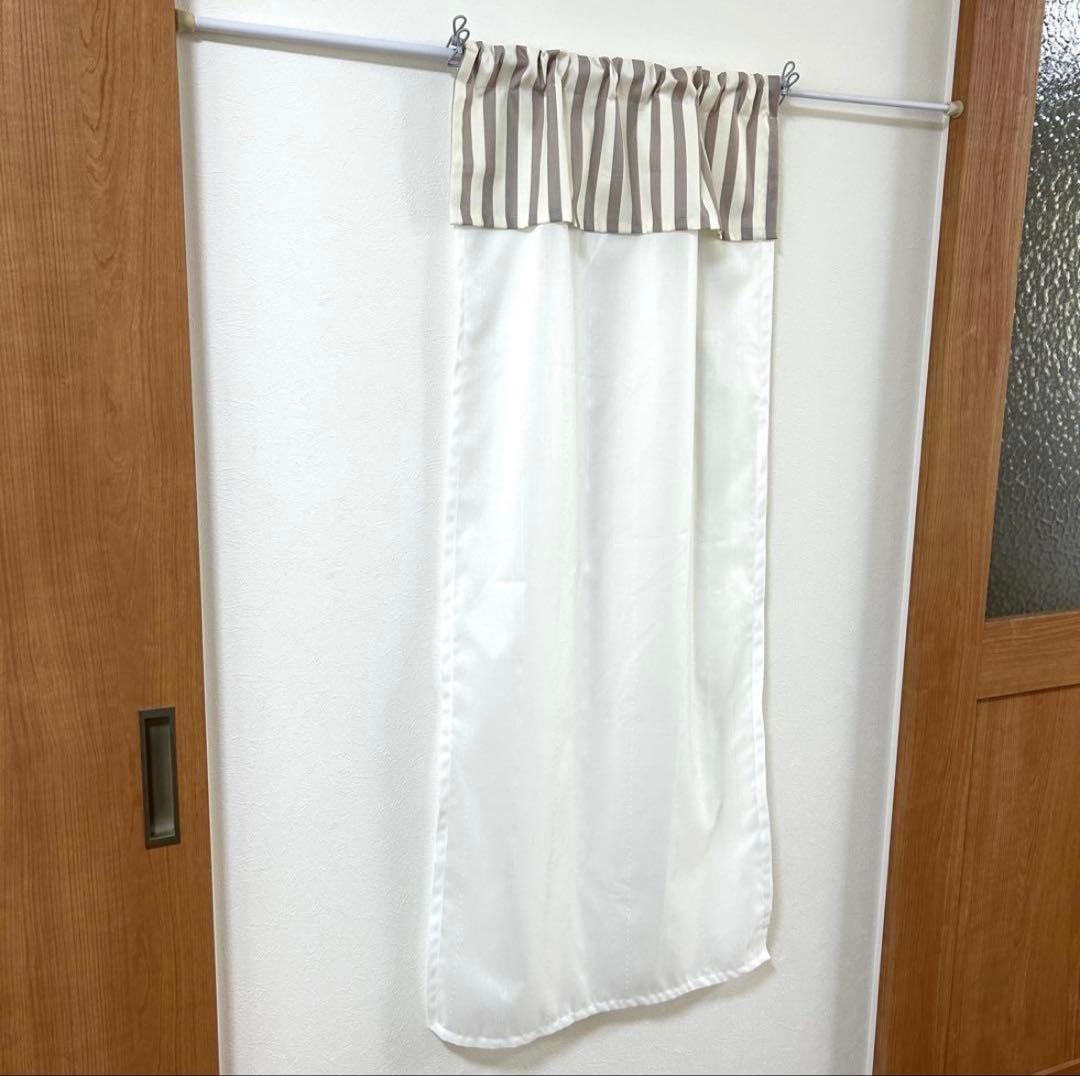 【ayacyura】フリル付ミラーレースカフェカーテン　ご案内用