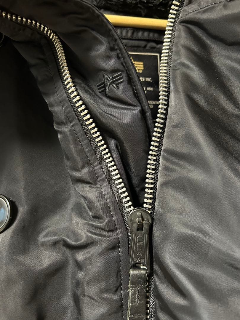 ALPHA INDUSTRIES ブラックX-LARGE N -3B