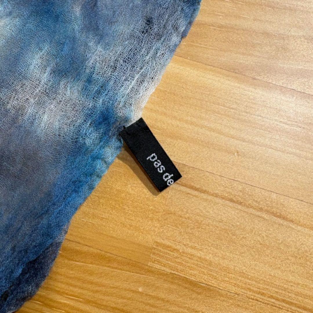 pas de calais パドカレ　タイダイ染め　カシミヤストール