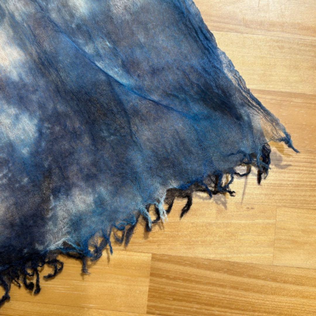 pas de calais パドカレ　タイダイ染め　カシミヤストール