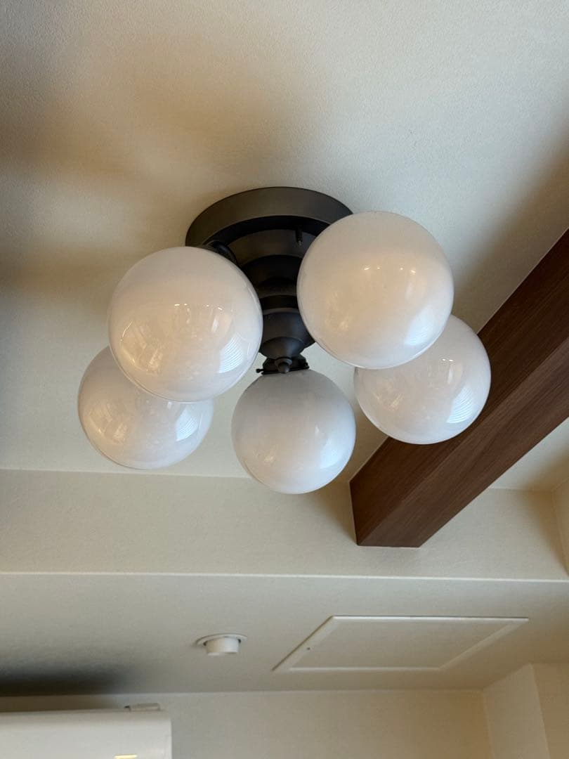 【アートワークスタジオ】シーリングライト 5球 ホワイト