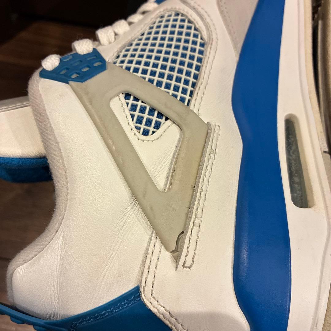 ト*う様 ナイキ エアジョーダン4 レトロ ミリタリーブルー