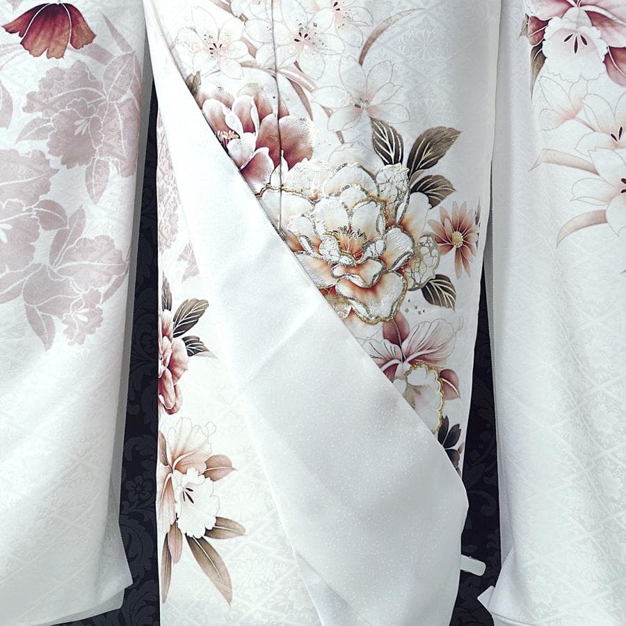 専用　ご予約　振袖セット　オーダー仕立て　白地　刺繍　金彩加工　成人式