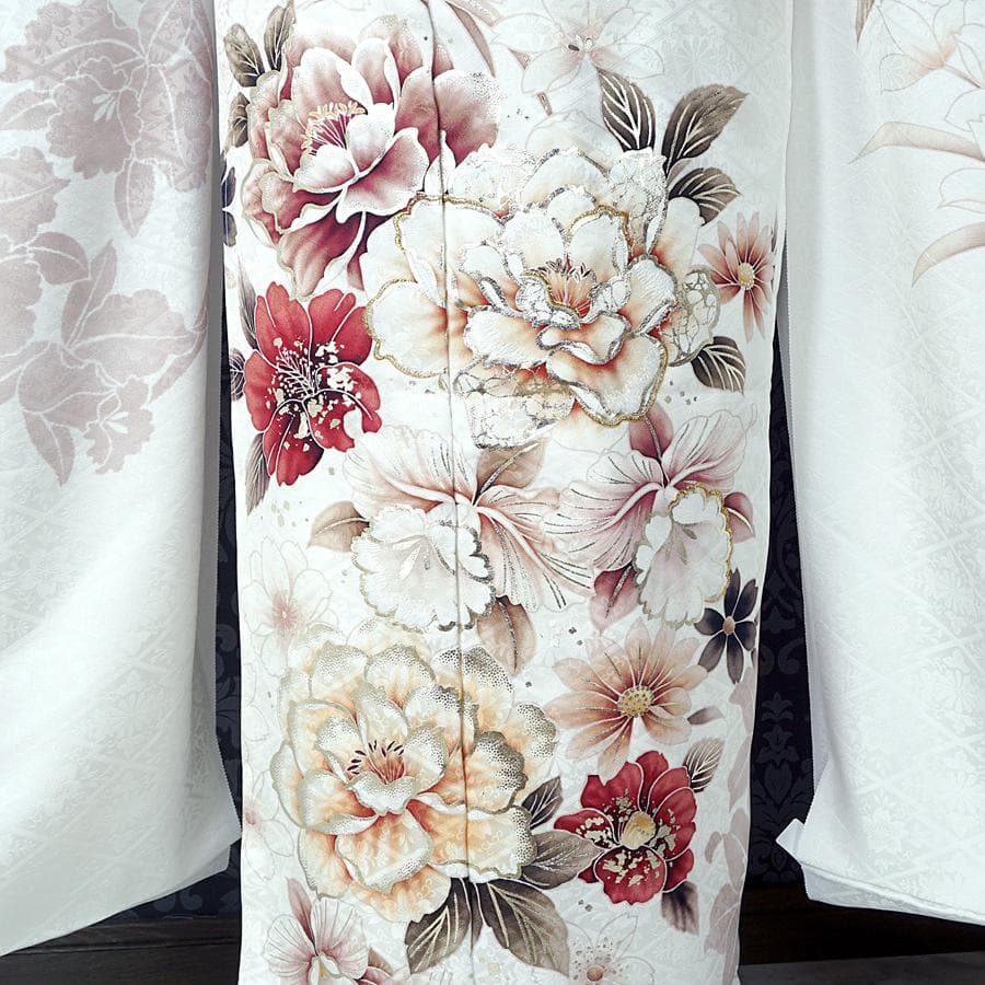 専用　ご予約　振袖セット　オーダー仕立て　白地　刺繍　金彩加工　成人式