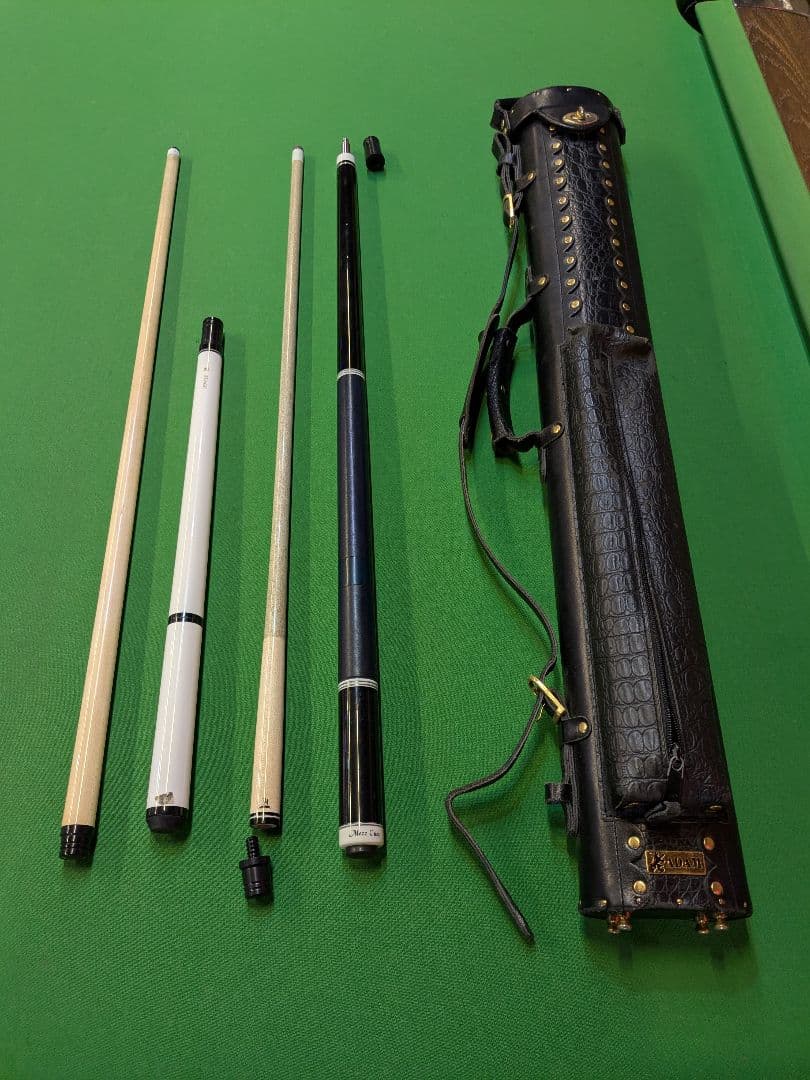 MezzCues 橋本プロモデル WJ+314+TENGU(白)+キューケース付