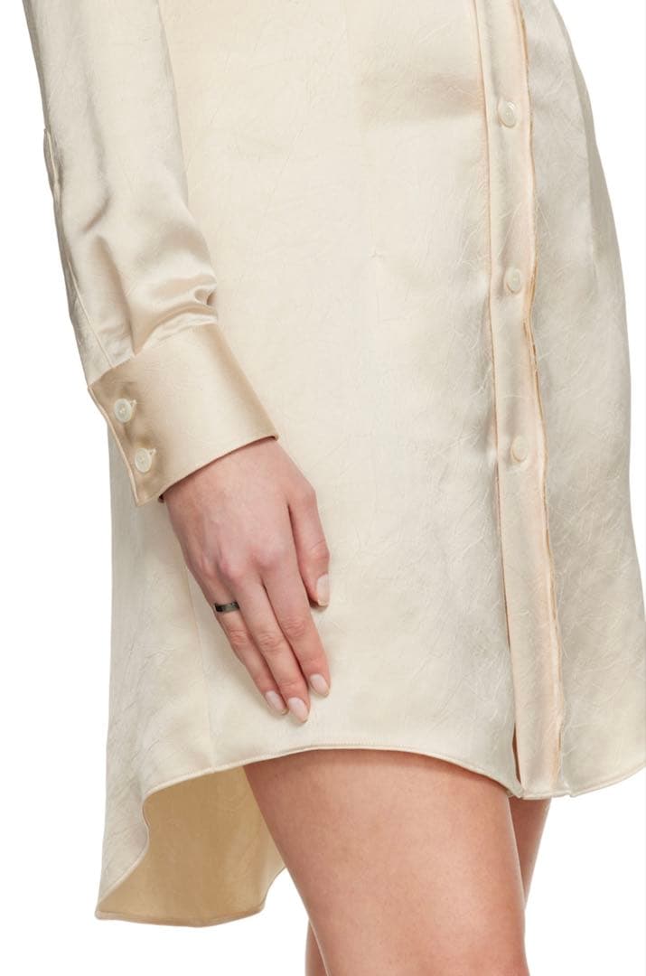 5新品 メゾン マルジェラ MM6 ナンバリング ロゴ リング ダークシルバー