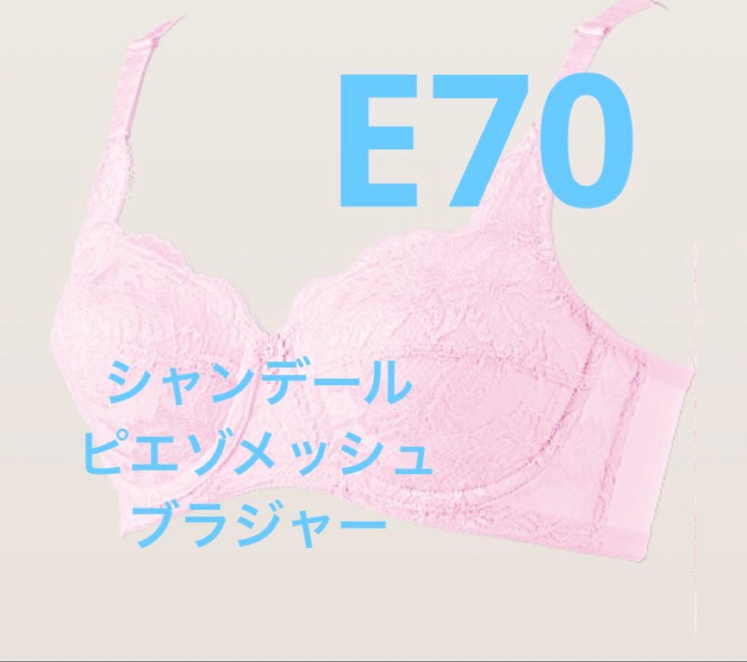 新品未使用シャンデールピエゾメッシュ（ベル）ブラジャーE70