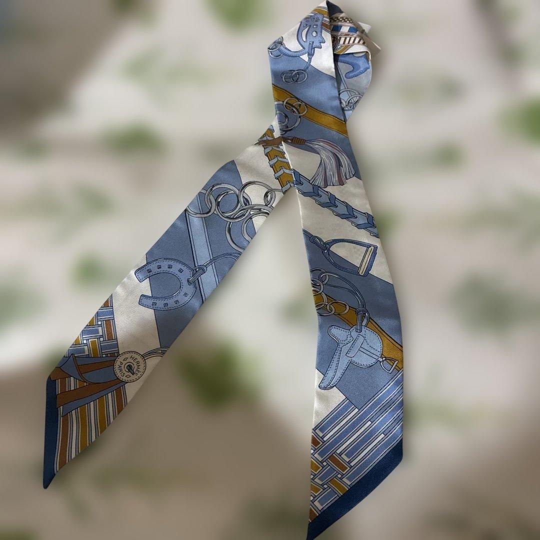 【未使用】エルメス HERMES ツイリー　スカーフ