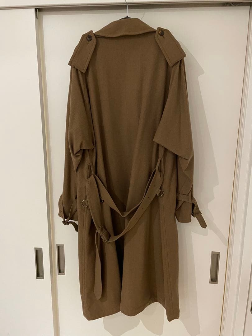 AURALEE ウールカシミア　トレンチコート