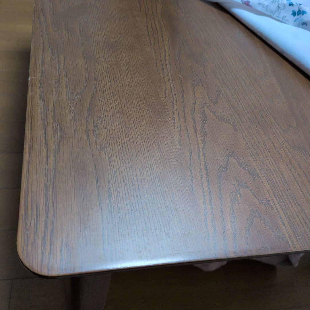 ニトリ 人気シリーズ オーク材 木製 ブラウンダイニングテーブル