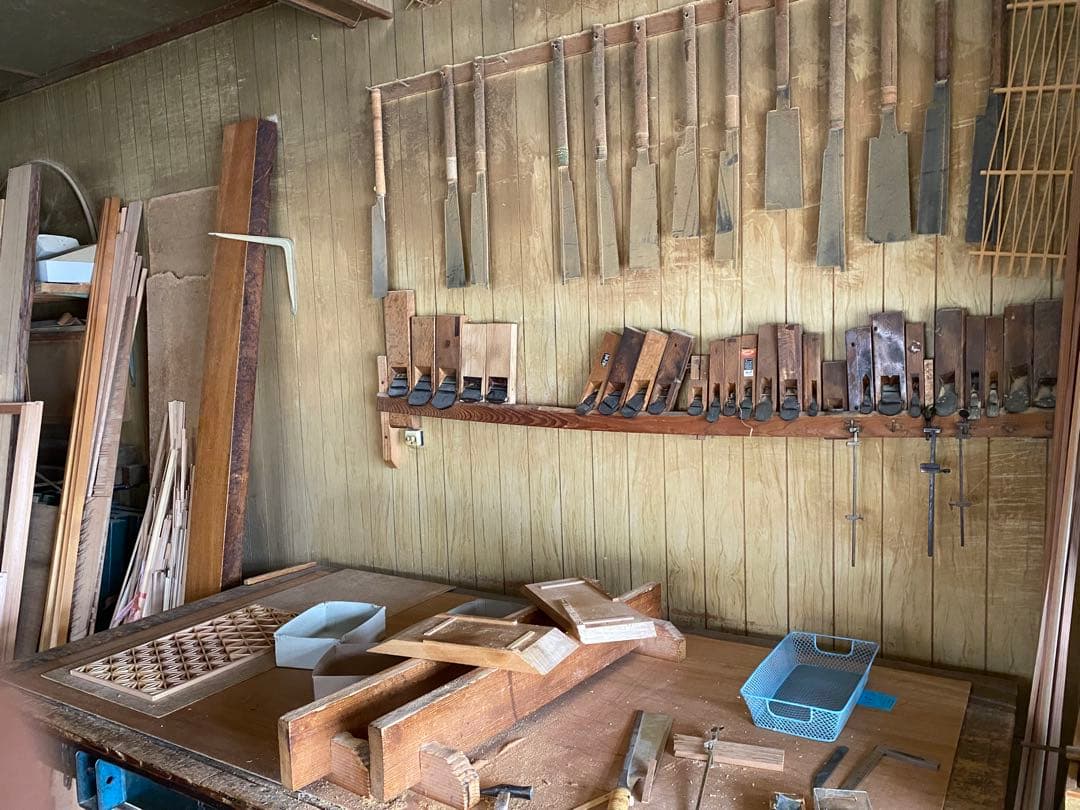 ①組子細工　テーブル　座卓　伝統工芸品