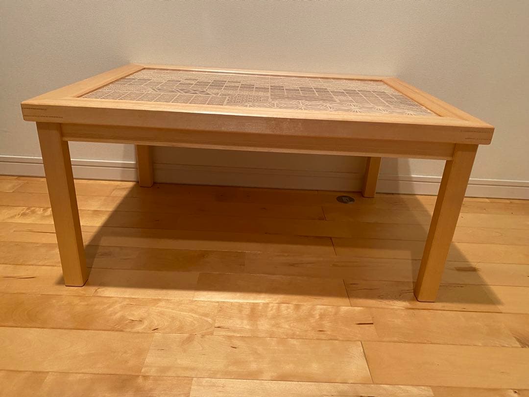 ①組子細工　テーブル　座卓　伝統工芸品