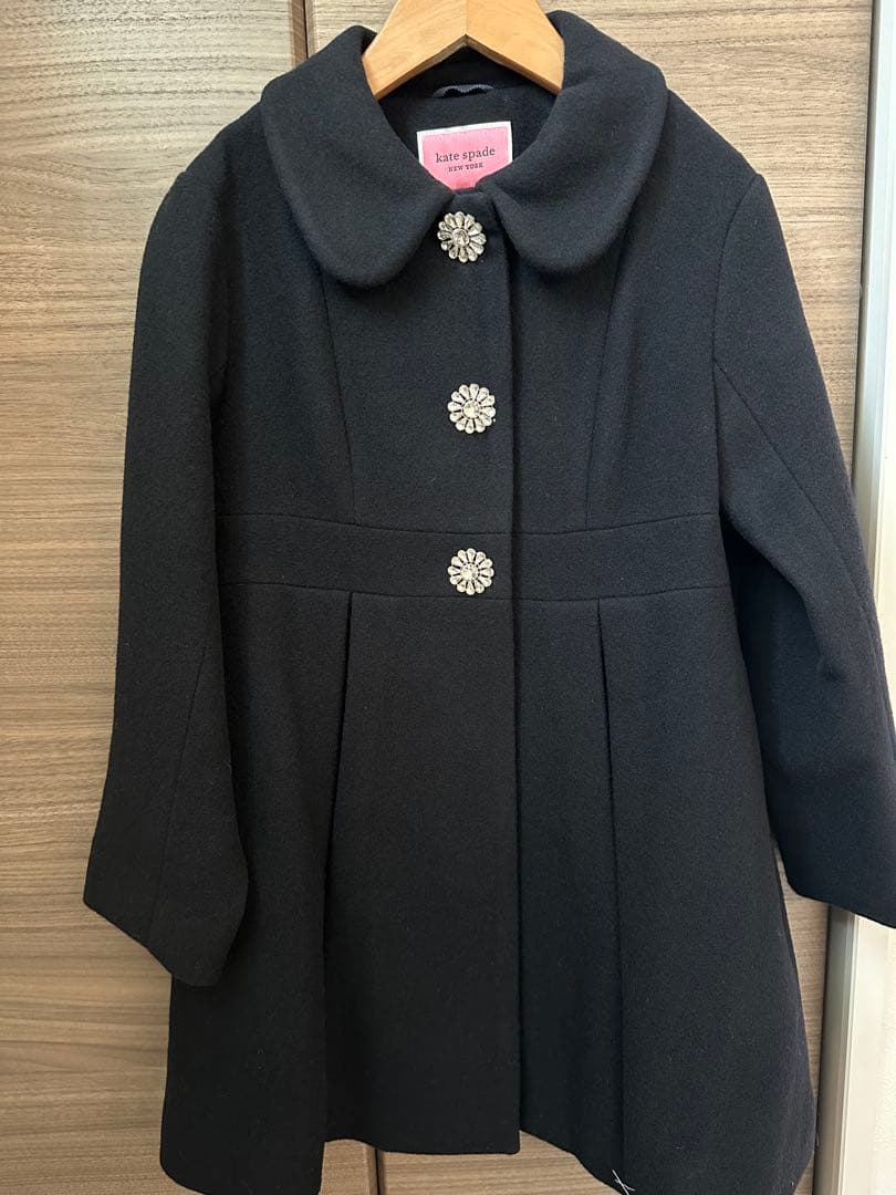 kate spade new york kidsビジューボタンウールコート130