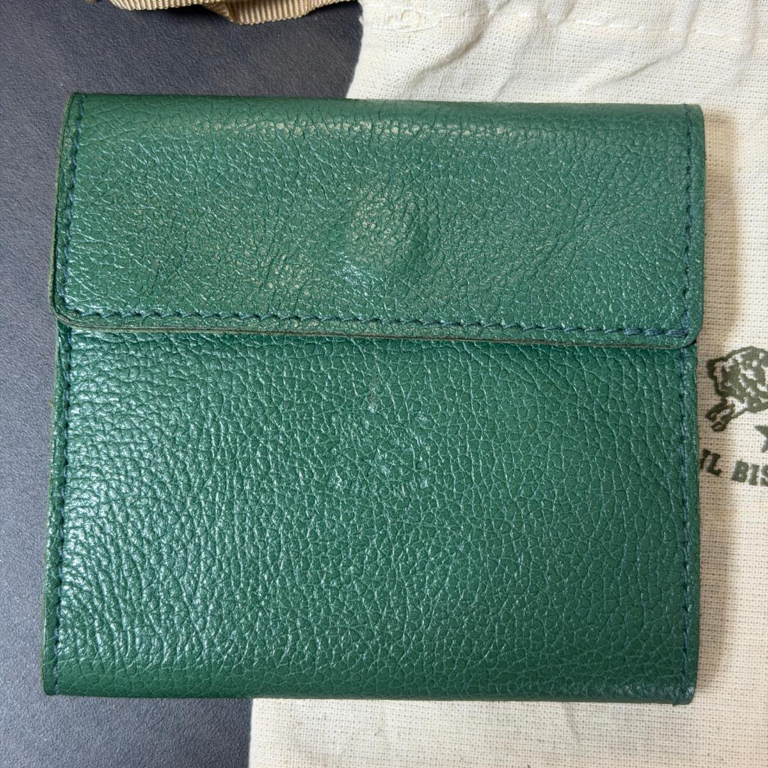 【新品未使用】イルビゾンテ コンパクト 折り財布 グリーン