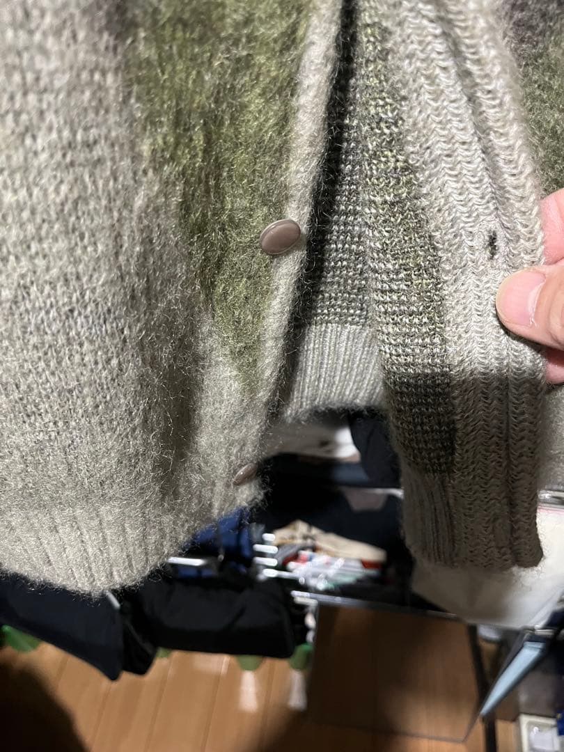 needles モヘアカーディガン　BEAMS別注　M アーガイル　ニードルス