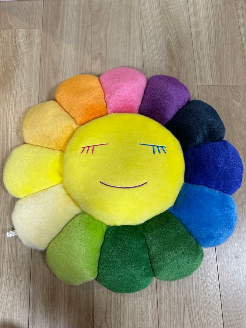 村上隆 MOMA お花 クッション マルチカラー 60cm