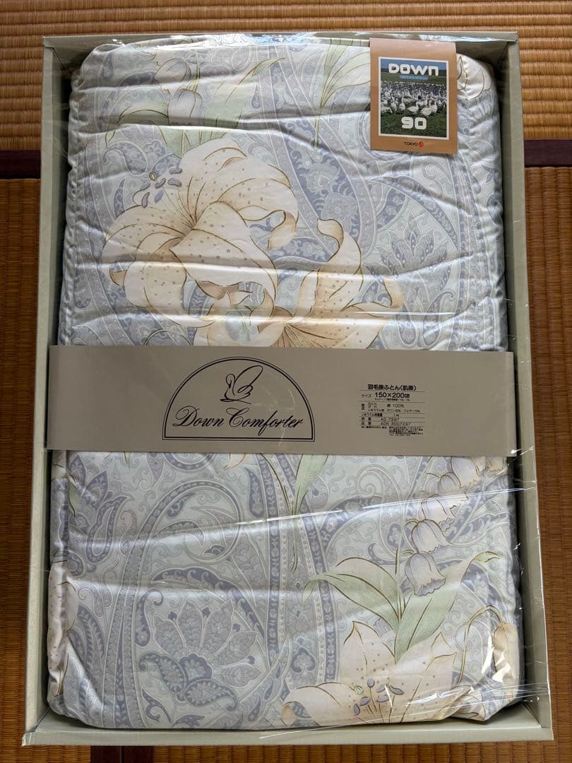 西川 羽毛掛け布団（肌掛け）150×200㎝ 新品未使用