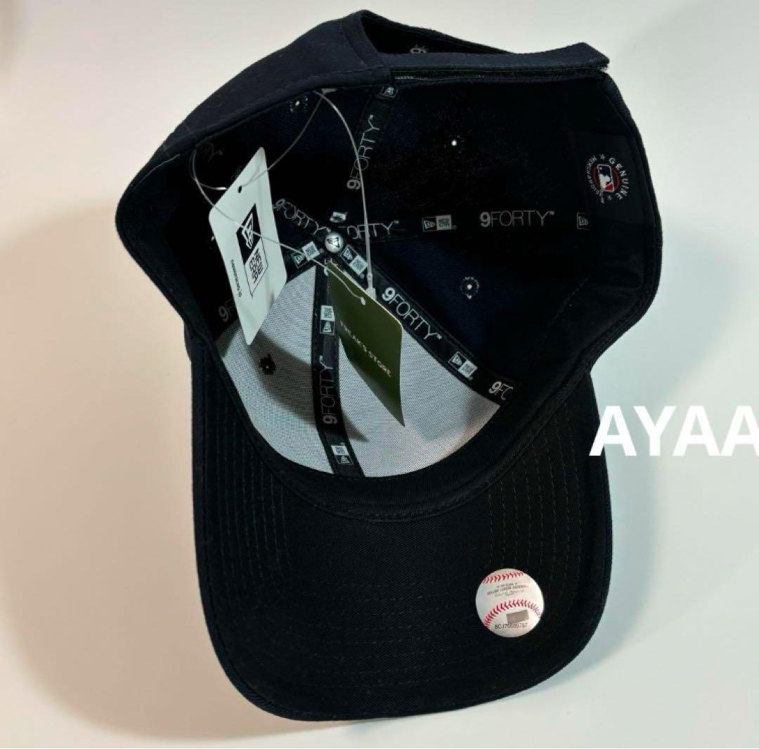 NEWERA キャップ デコ 9FORTY スワロフスキー ニューエラ ブラック