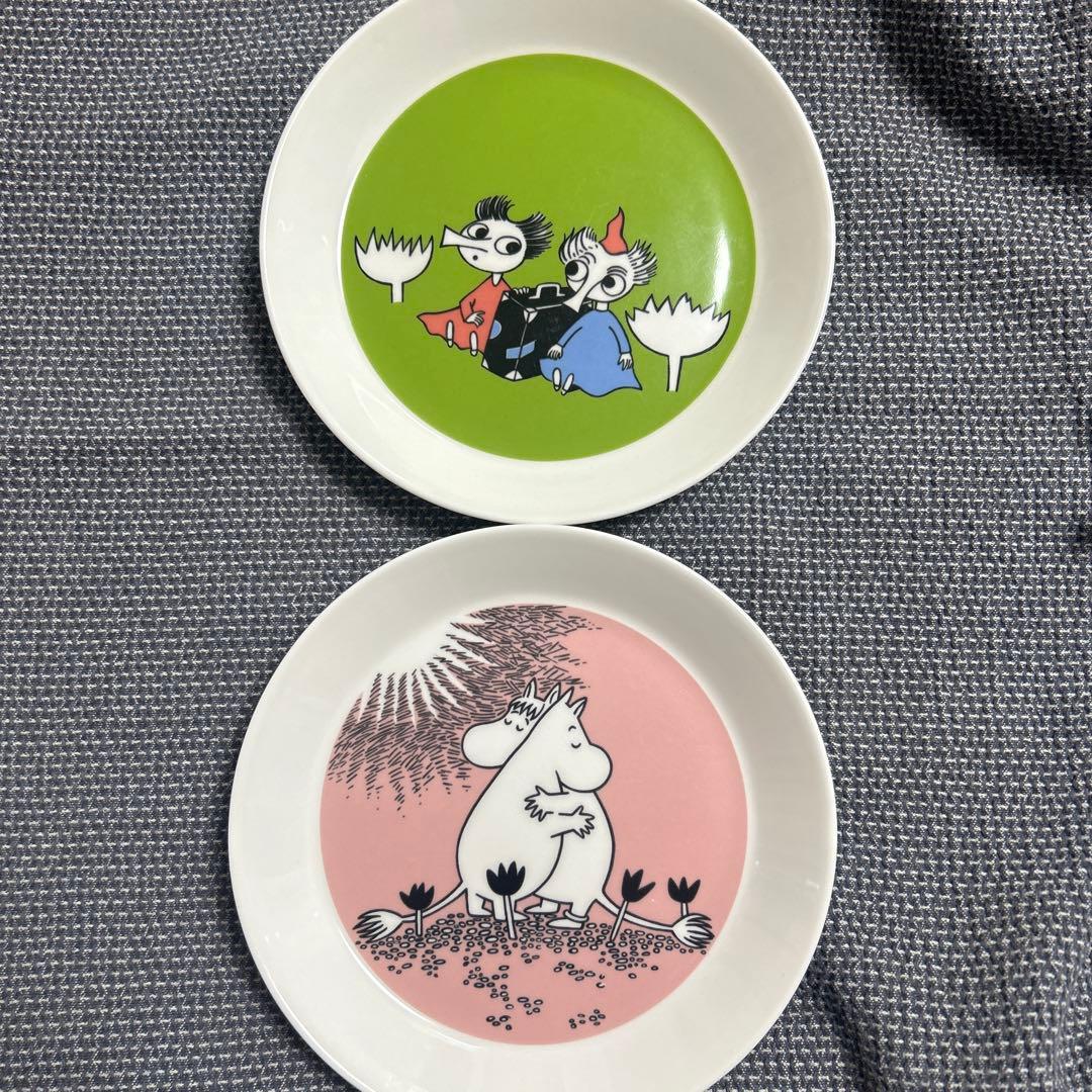 廃盤　ARABIA ムーミンプレート　2枚セット